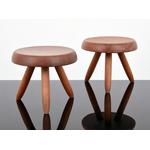 Pair of Charlotte Perriand Low Stools